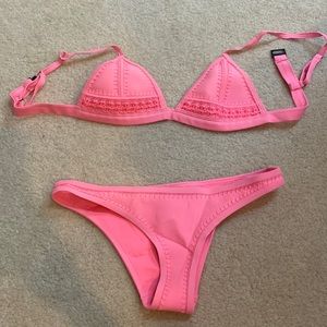 Triangl bikini- pink
